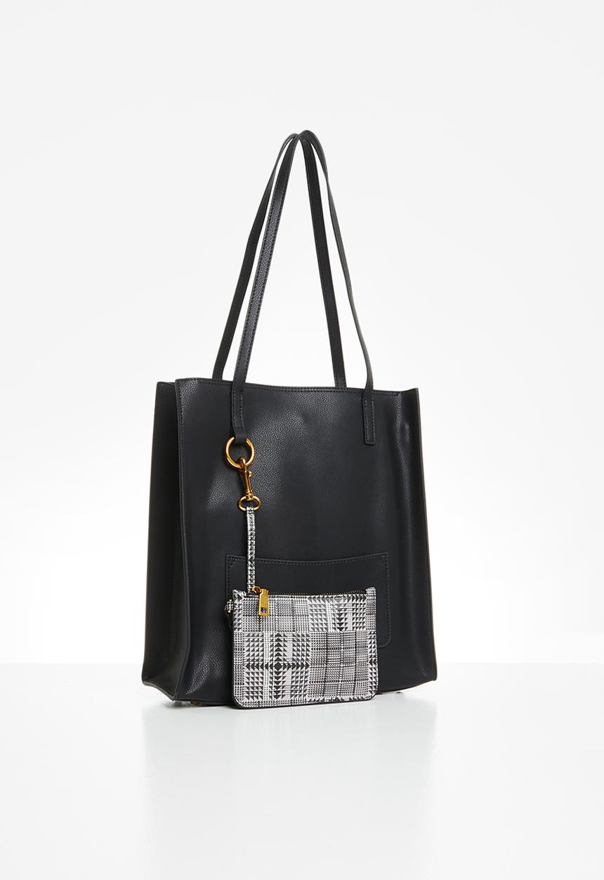 Superbalist - Leather tote bag - black