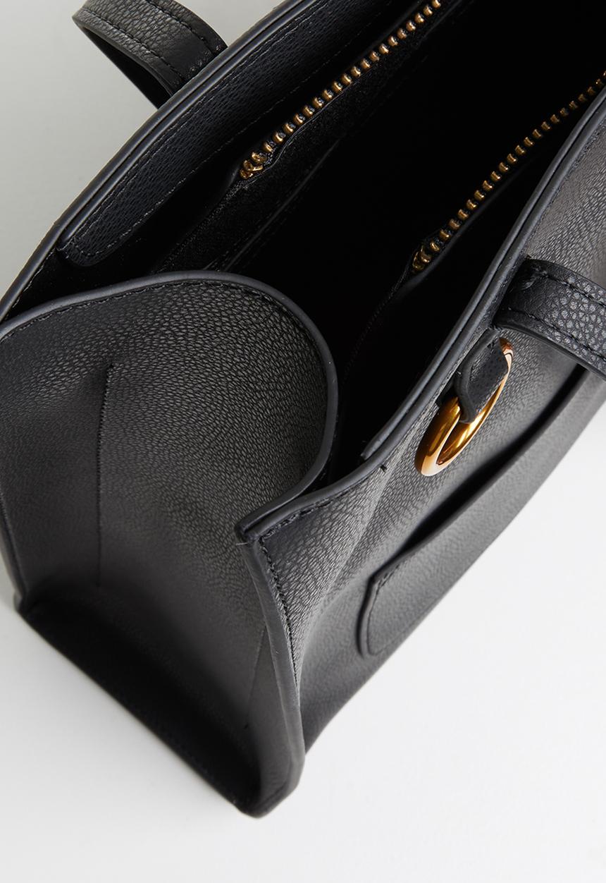 Superbalist - Leather tote bag - black