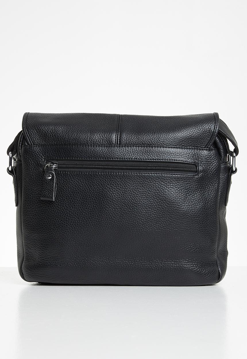 Superbalist - Leather crossbody bag - black