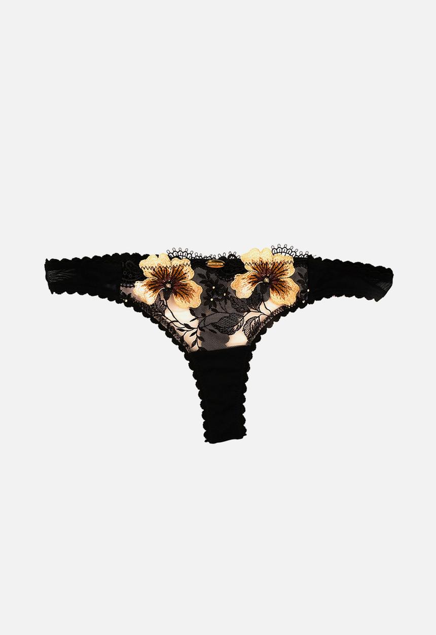 Nette Rose - Bernie thong - black