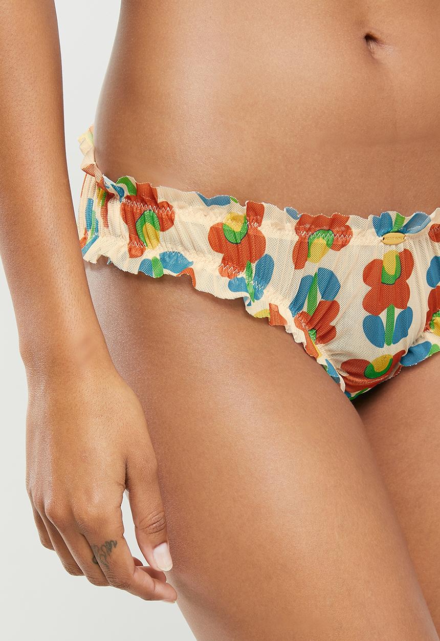 Nette Rose - Anna frill knicker - multi