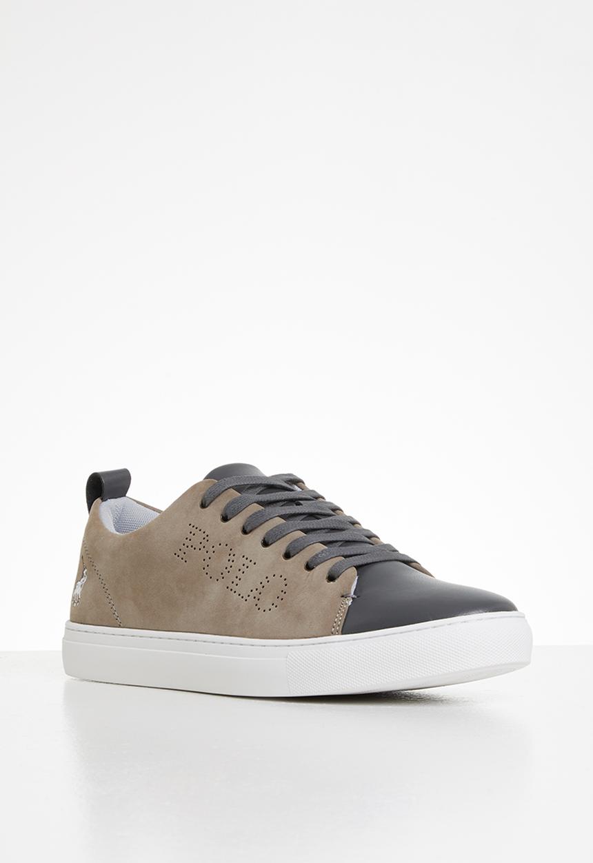 POLO - Hank tonal contrast sneaker - grey