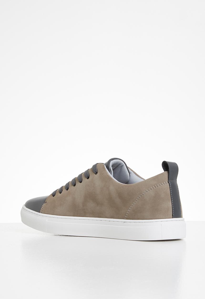 POLO - Hank tonal contrast sneaker - grey