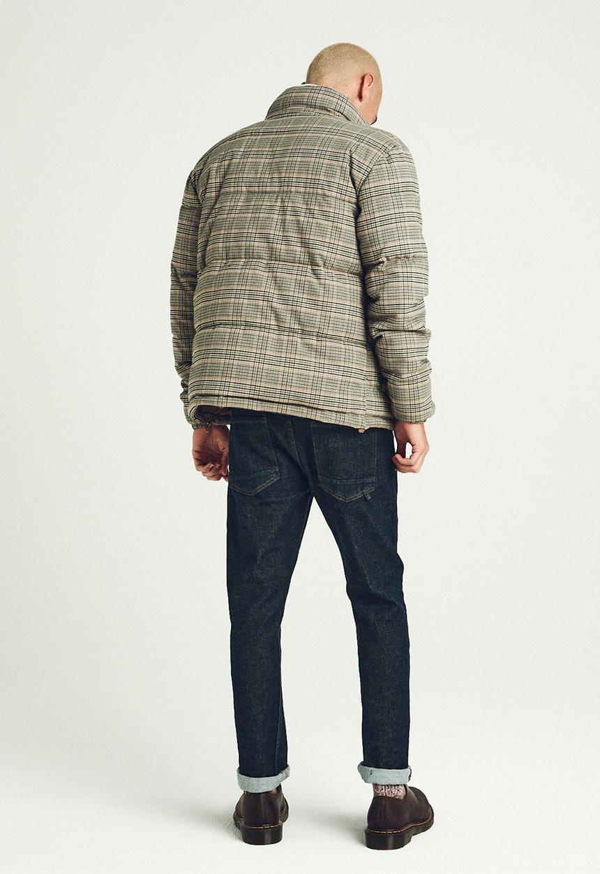 Cotton On - Check puffer jacket - neutral