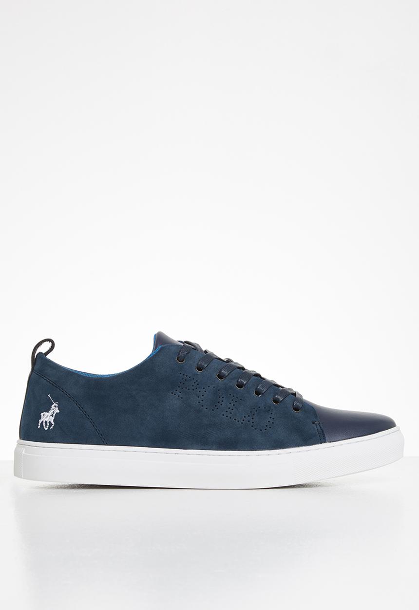 POLO - Hank tonal contrast sneaker - navy