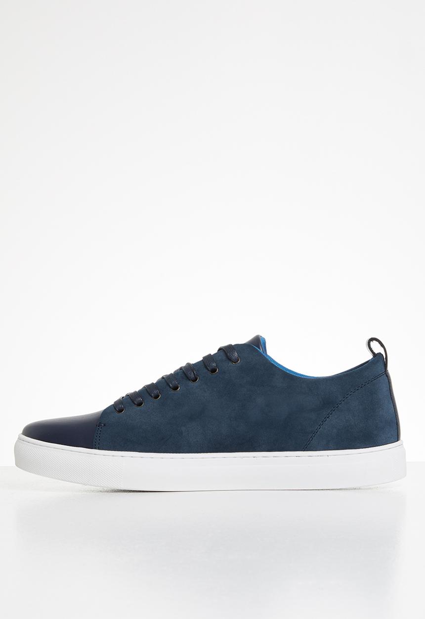 POLO - Hank tonal contrast sneaker - navy