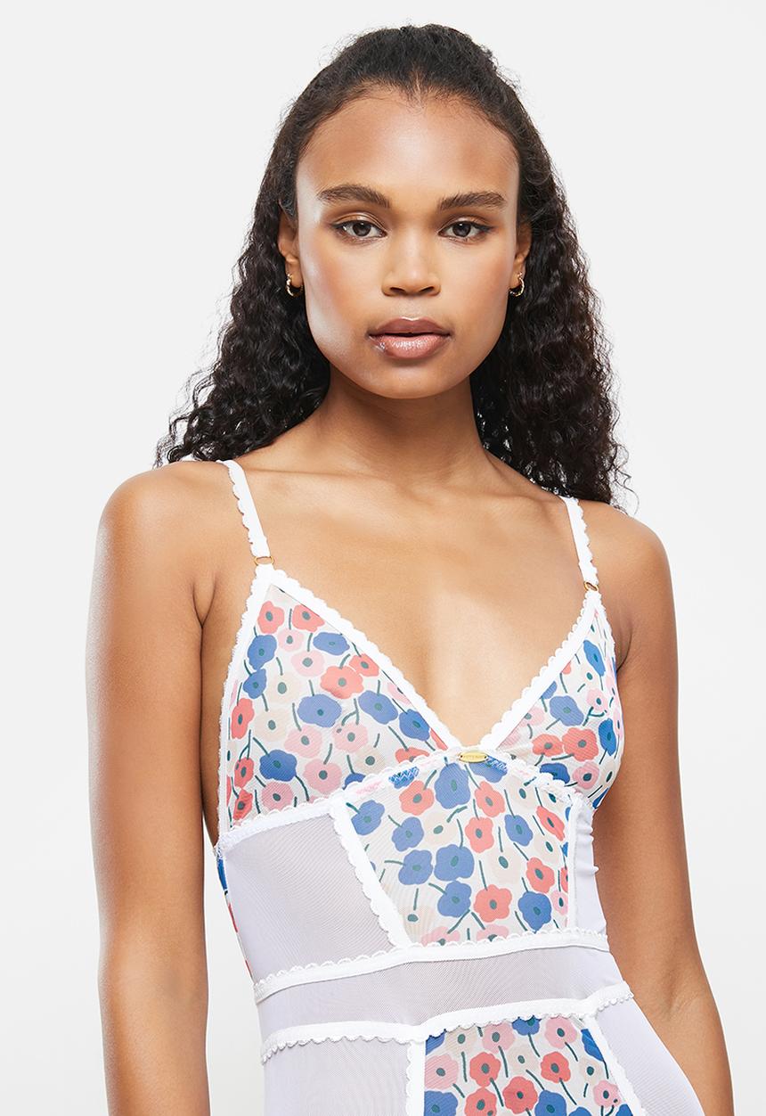 Nette Rose - Barbara bodysuit - light blue