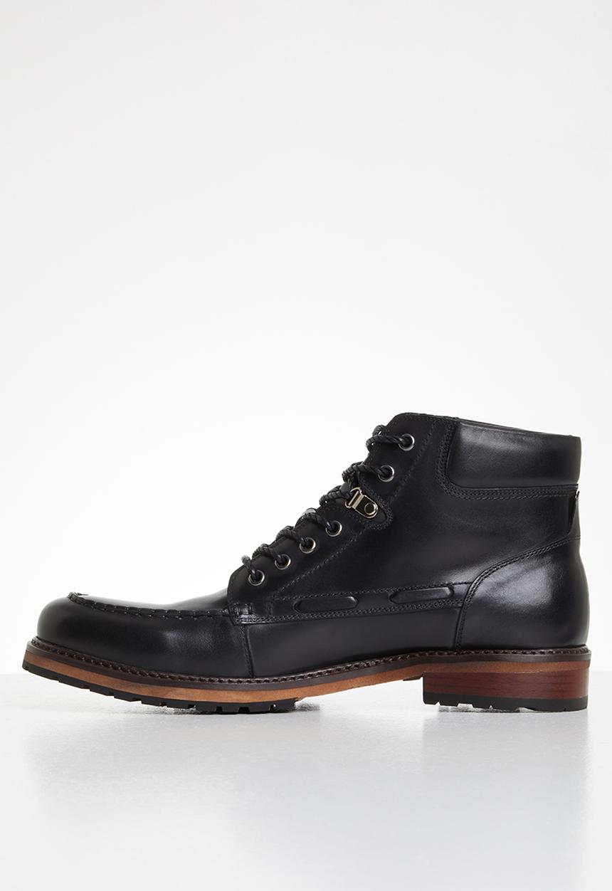POLO - Dean leather chukka boot - black