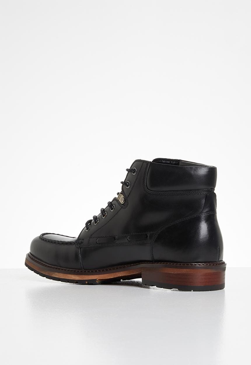 POLO - Dean leather chukka boot - black