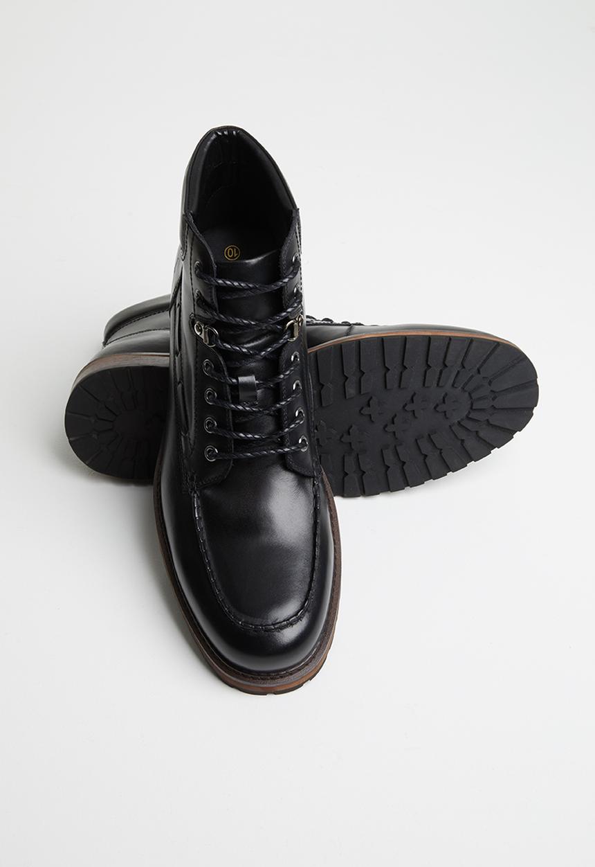 POLO - Dean leather chukka boot - black