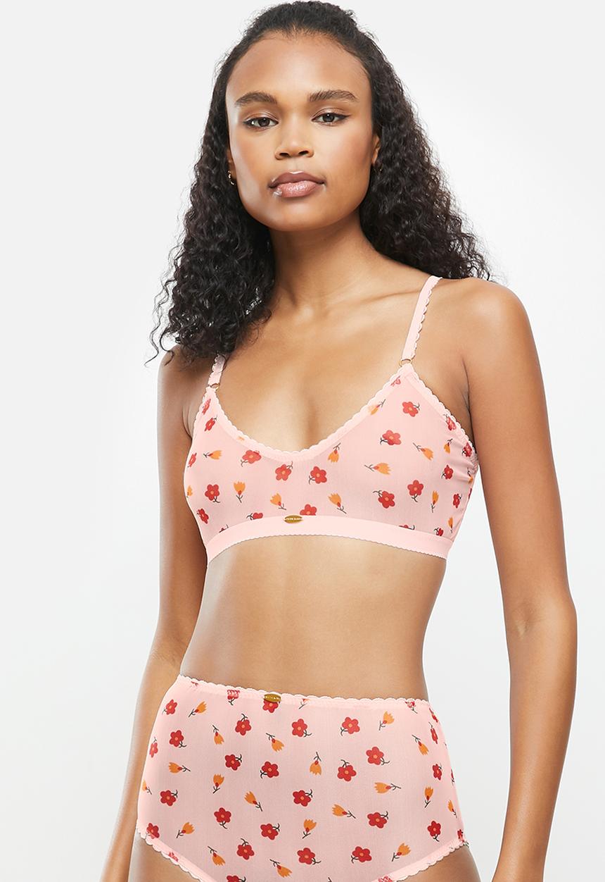 Nette Rose - Carrie crop bralette - pink