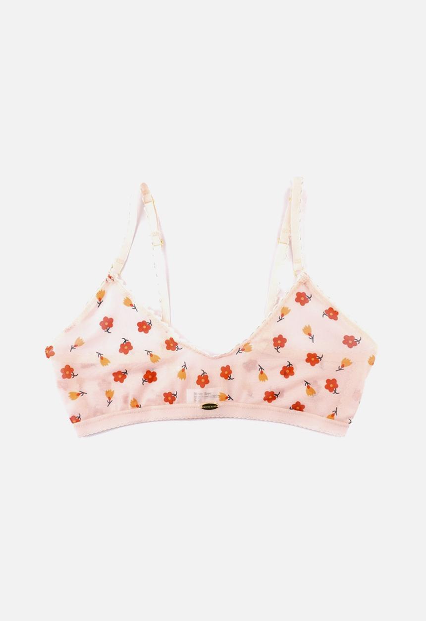 Nette Rose - Carrie crop bralette - pink