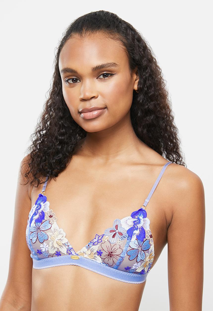 Nette Rose - Bonnie triangle bralette - blue