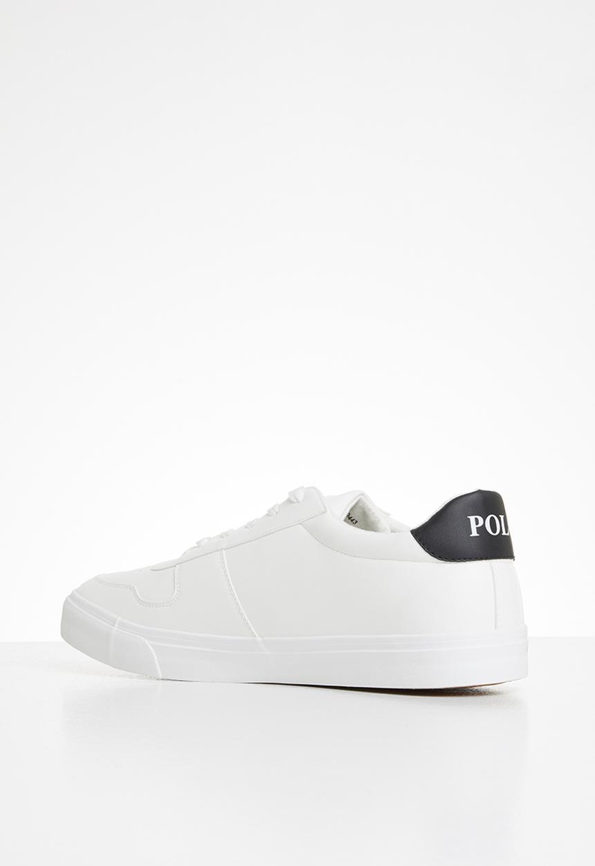 POLO - Henry side flash sneaker - white & black