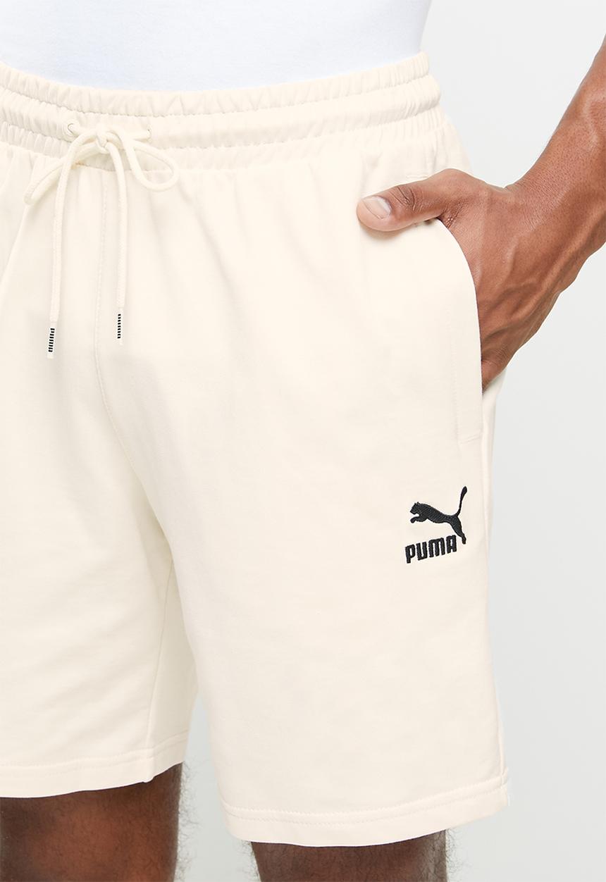 PUMA - Classics logo shorts 8” baby tr - beige