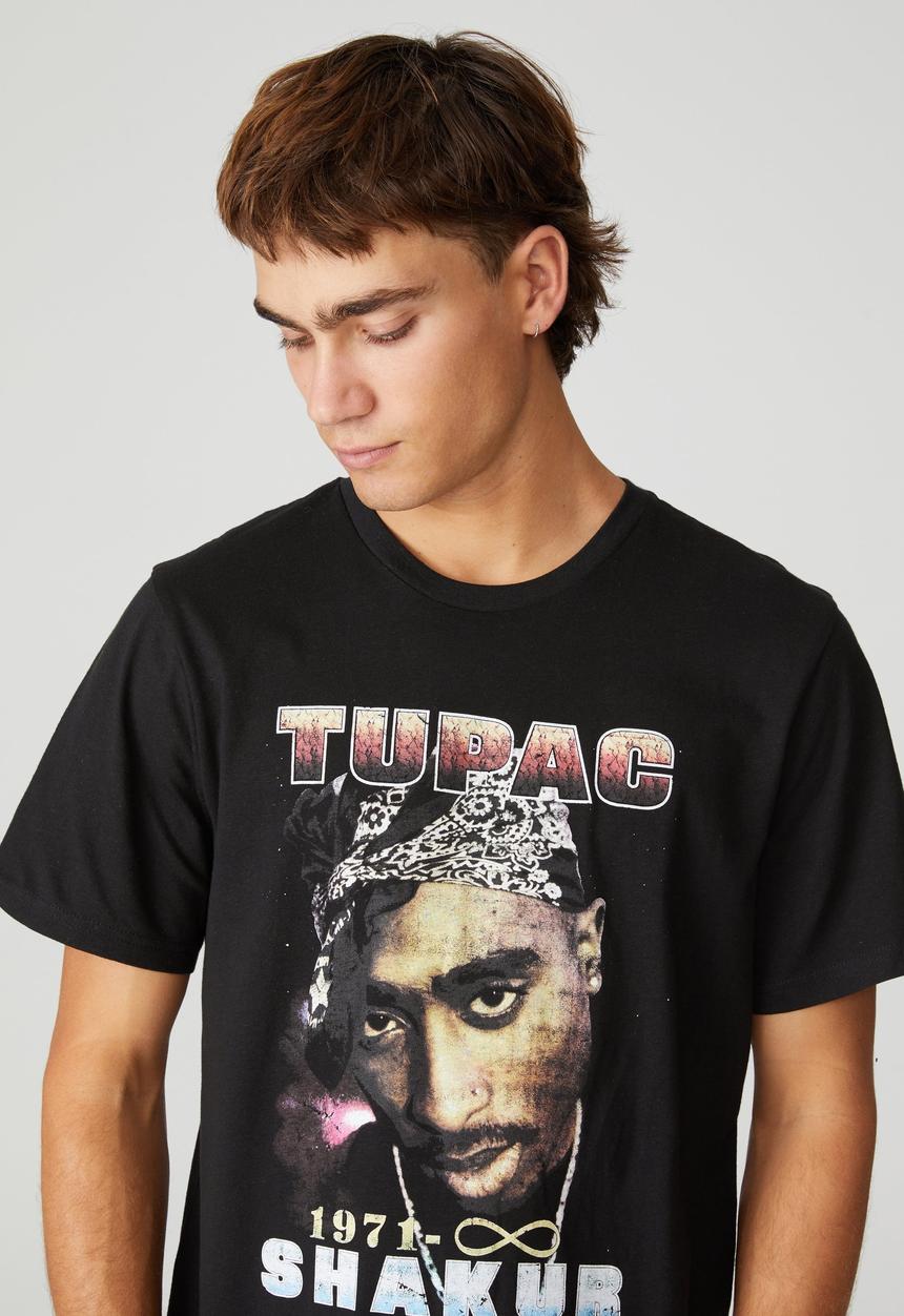 Cotton On - Tbar collab icon T-shirt - black