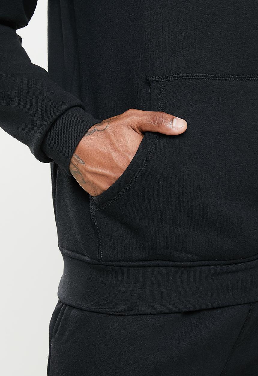 Jonathan D - Oversized fit branded hoodie - black