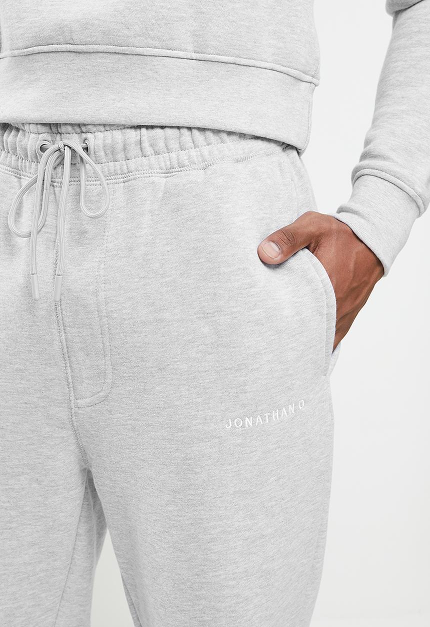 Jonathan D - Brand regular fit sweatpants - grey