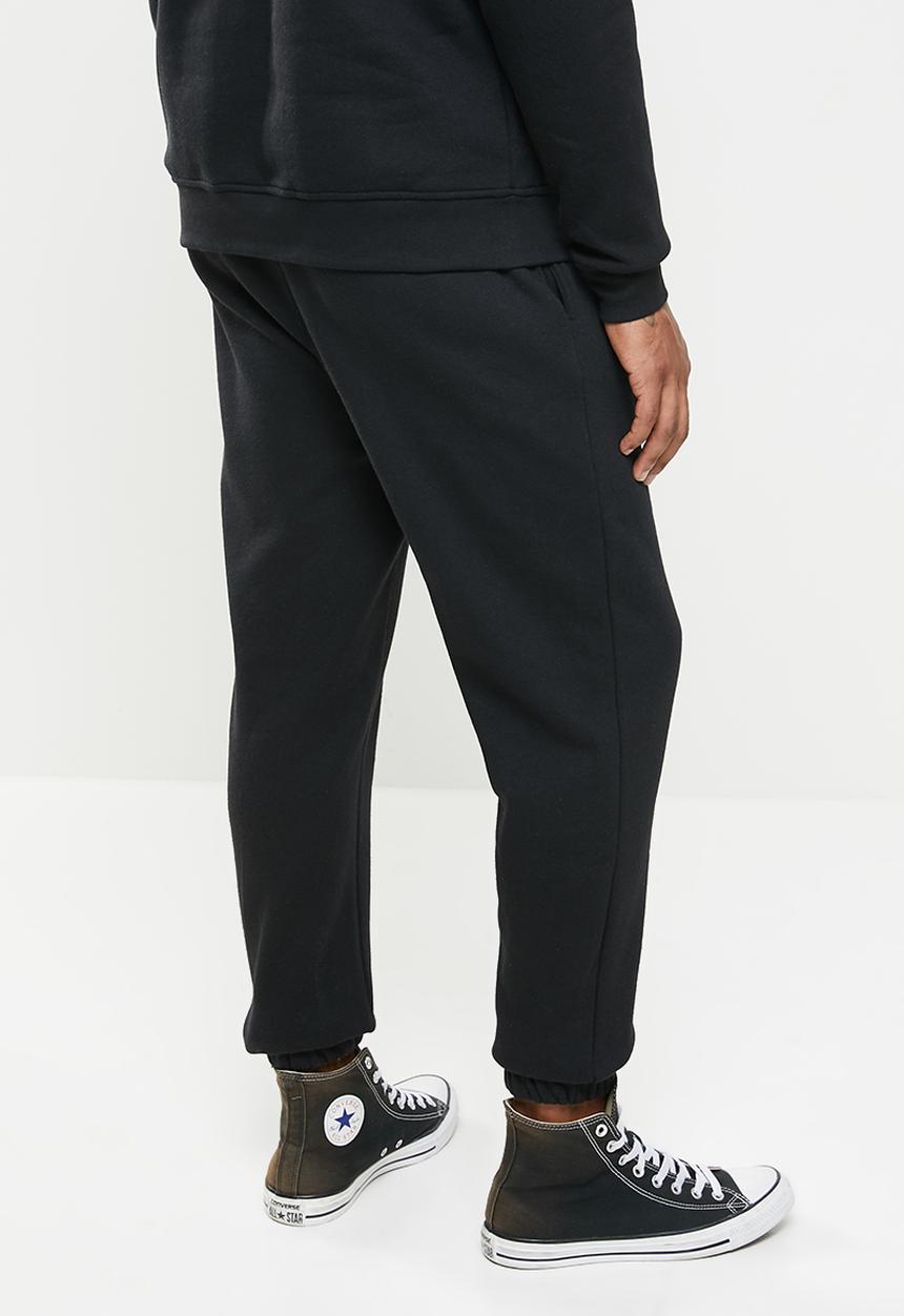 Jonathan D - Brand regular fit sweatpants - black