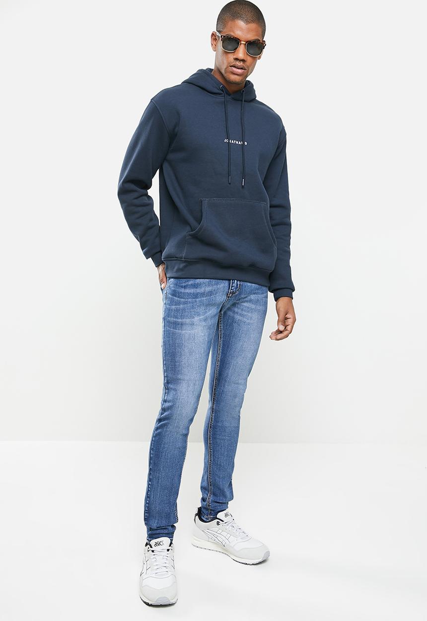 Jonathan D - 5 pocket skinny fit denim jeans - mid blue