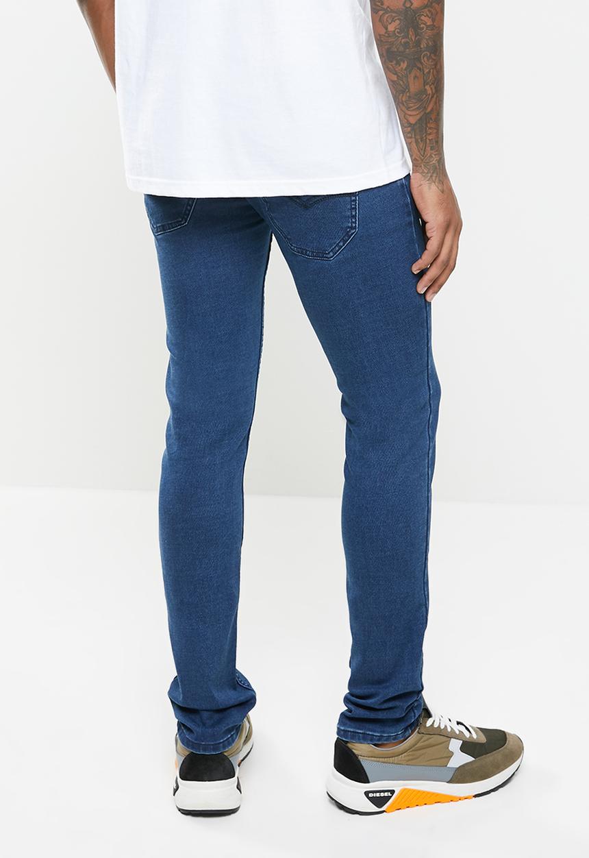 Jonathan D - 5 pocket slim fit denim jeans - blue