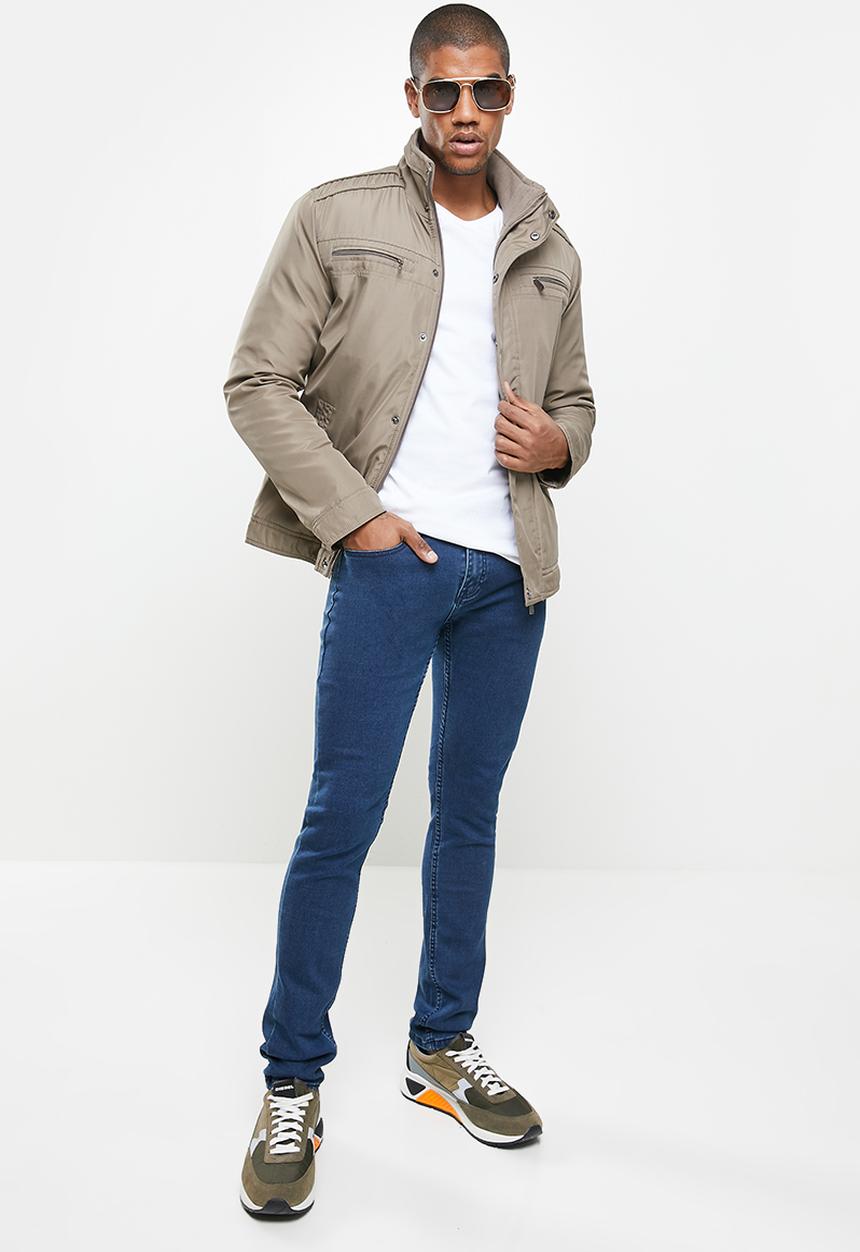 Jonathan D - 5 pocket slim fit denim jeans - blue
