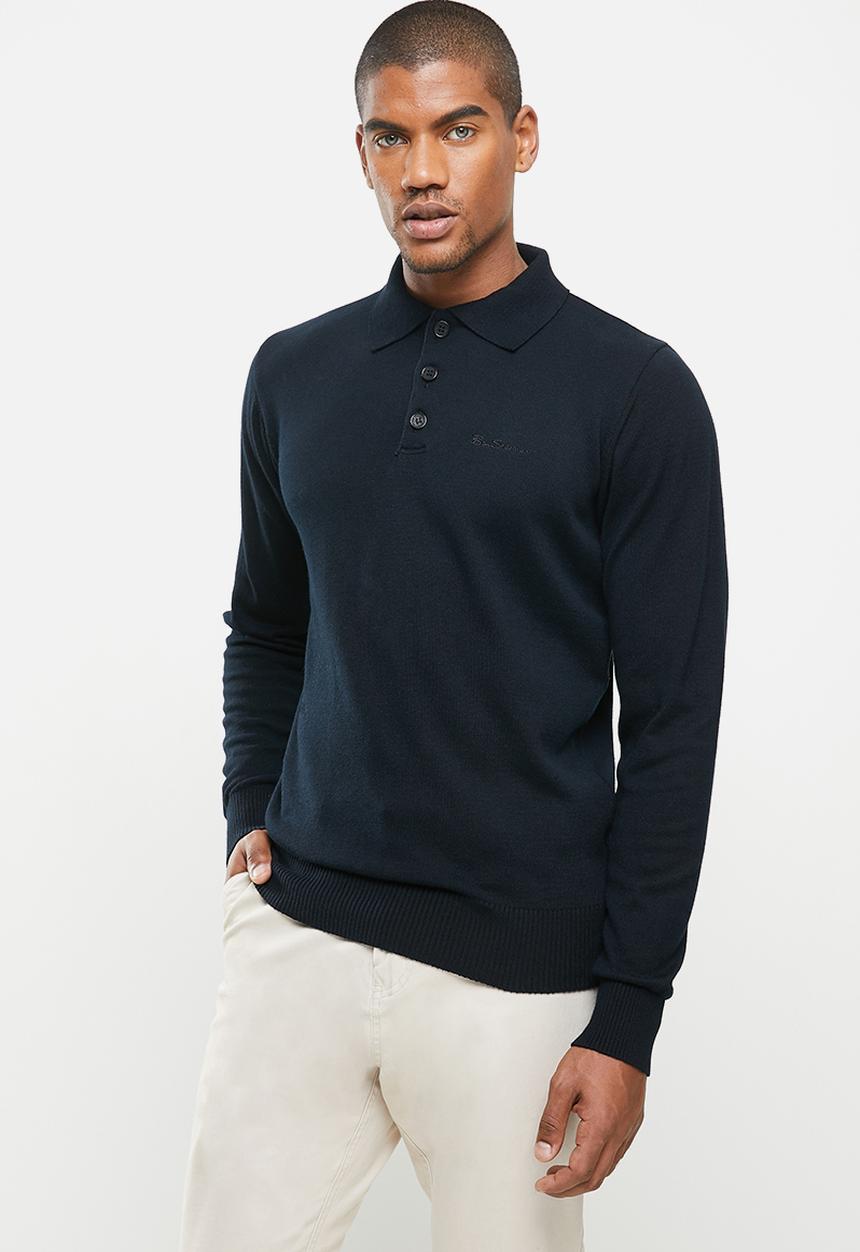 Ben Sherman - Sportshirt Knit - Black