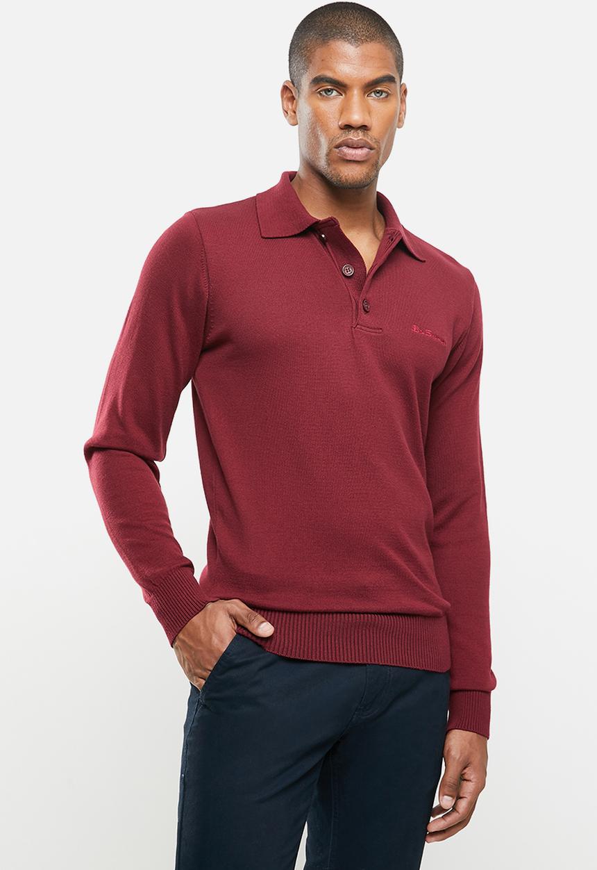 Ben Sherman - Sportshirt Knit - Wine
