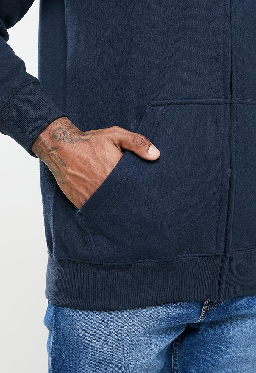 Ben Sherman - Cat zip sweat - navy