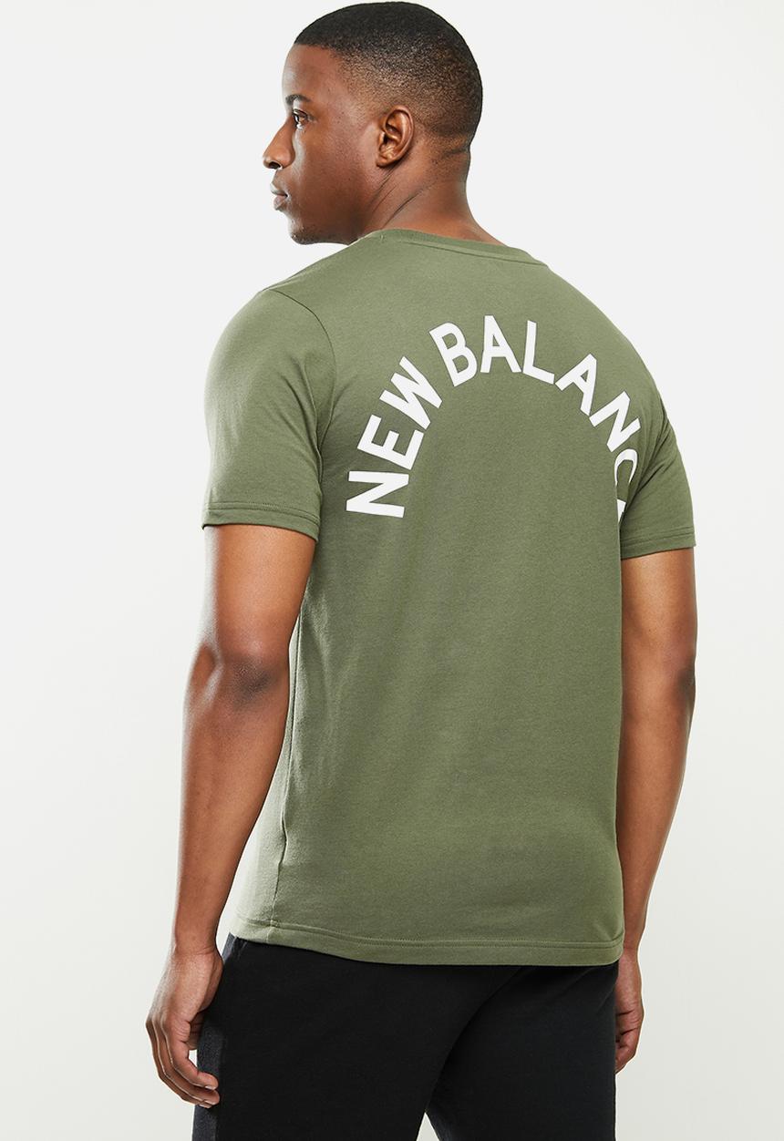New Balance  - New Balance  classics arch tee - green 