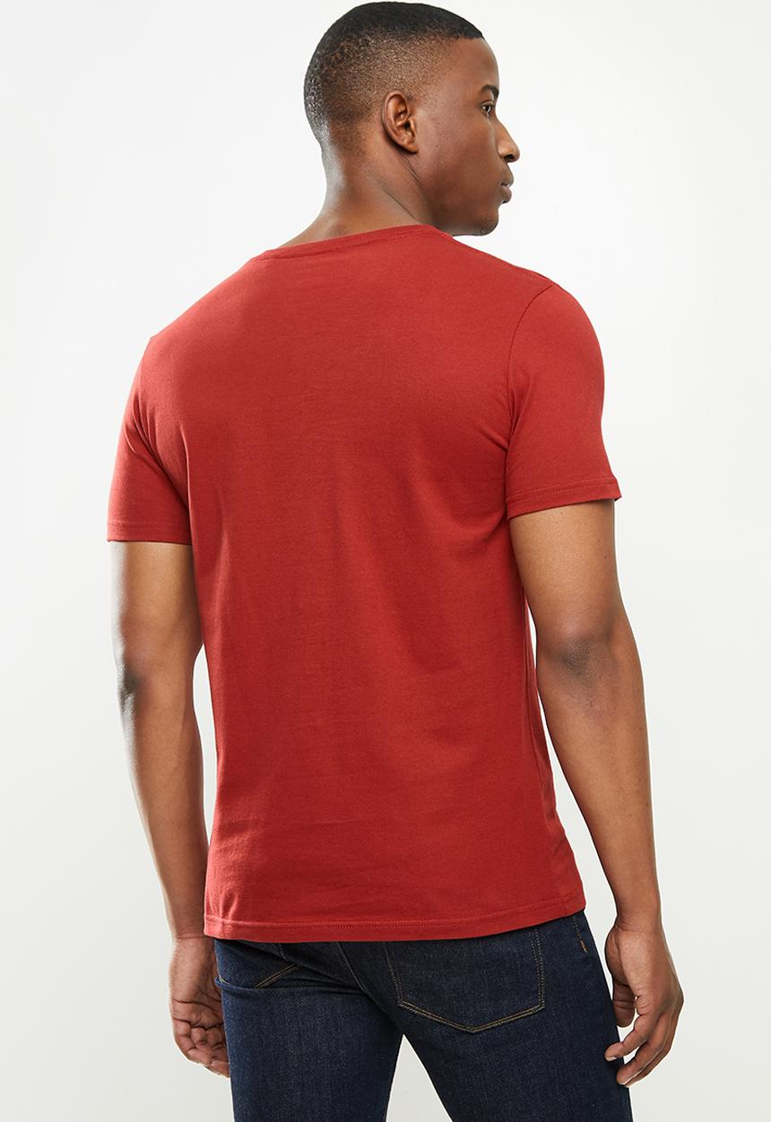Original Penguin - Circle logo tee - cardinal red