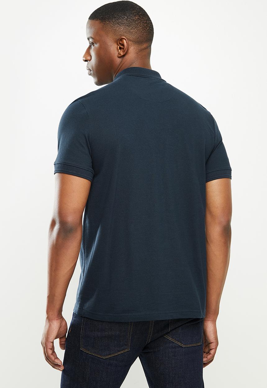 Original Penguin - Raised rib polo - dark sapphire