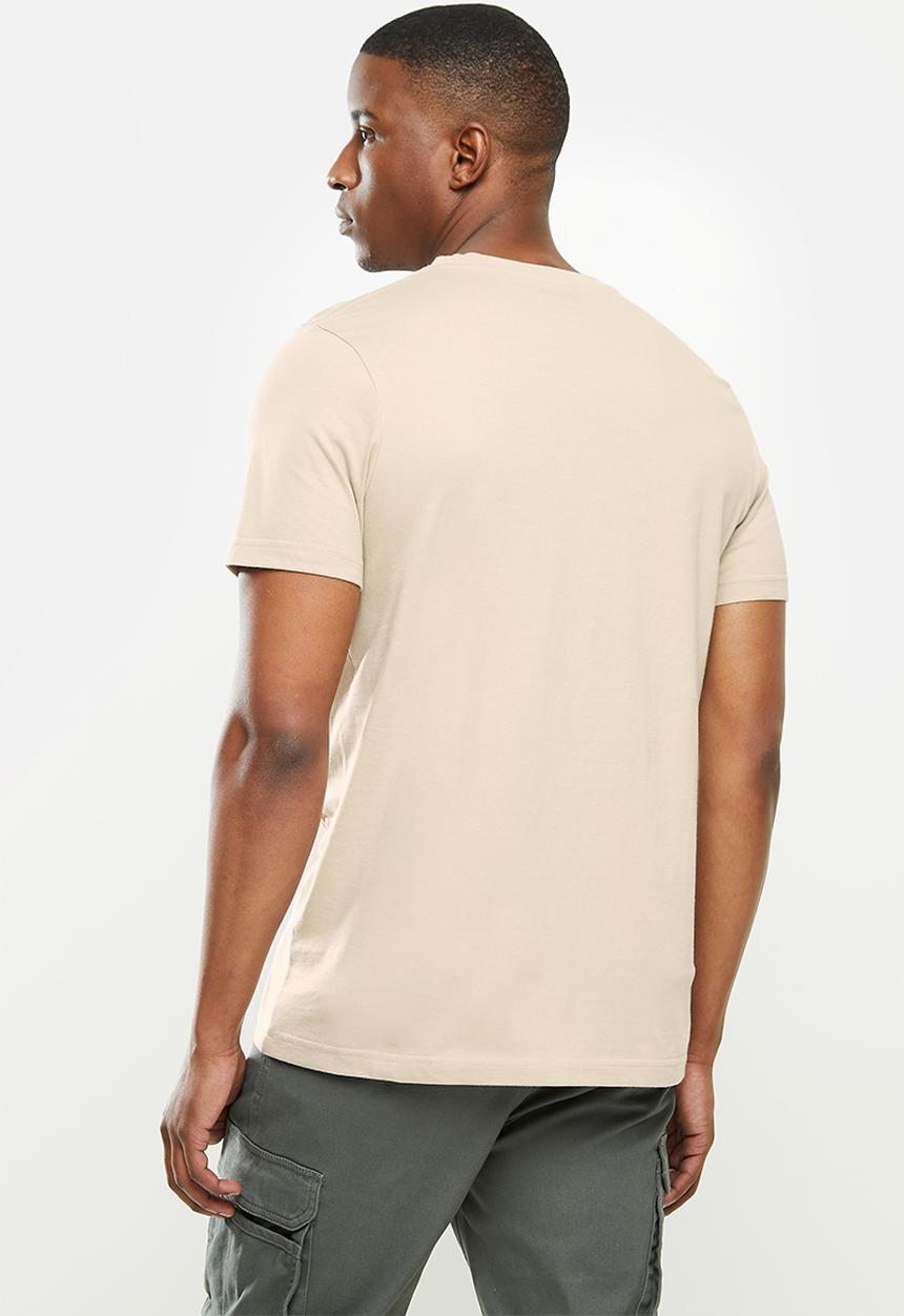 JEEP - Jeep logo short sleeve tee - stone