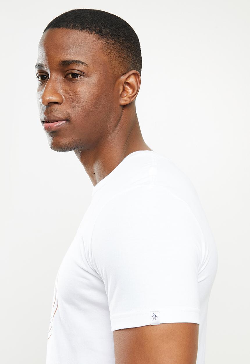 Original Penguin - Circle logo tee - bright white