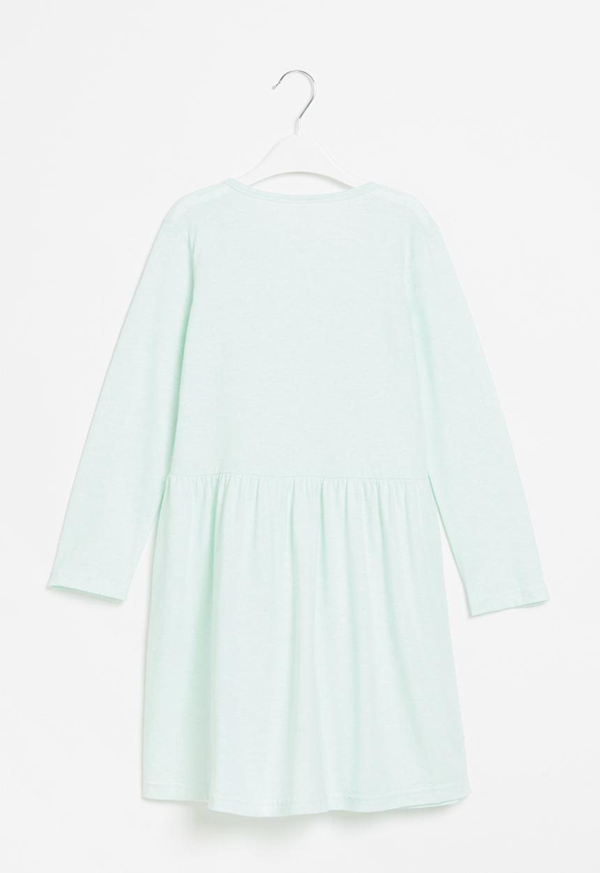 Pop Candy - Girls long sleeve dress - mint