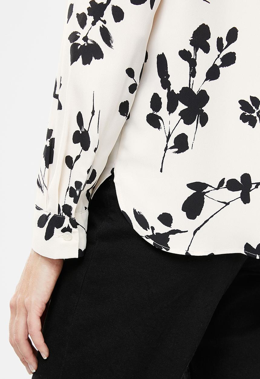 MANGO - Shirt basic - light beige