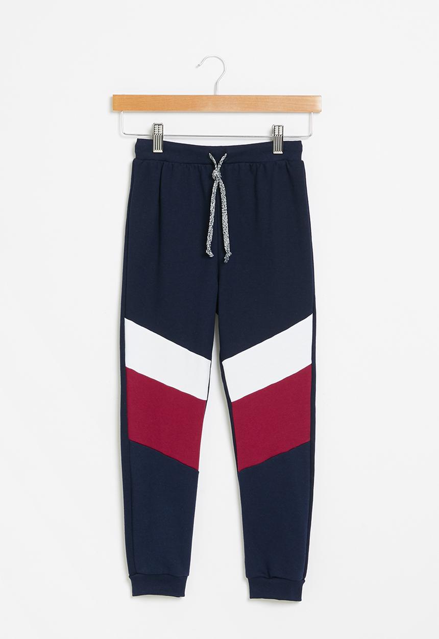 Pop Candy - Colour blocked  jogger - multi