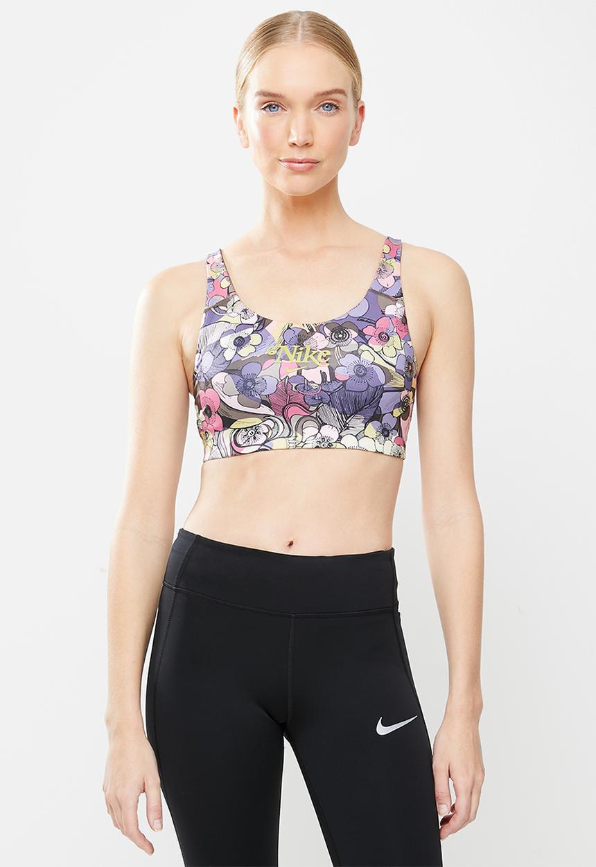 Nike - Nk swoosh strpy floral bra - multi