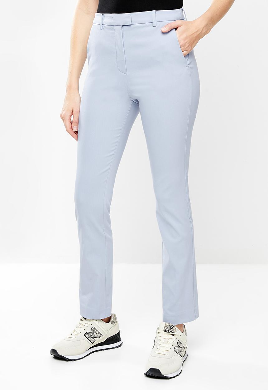 MANGO - Trousers cola - light blue
