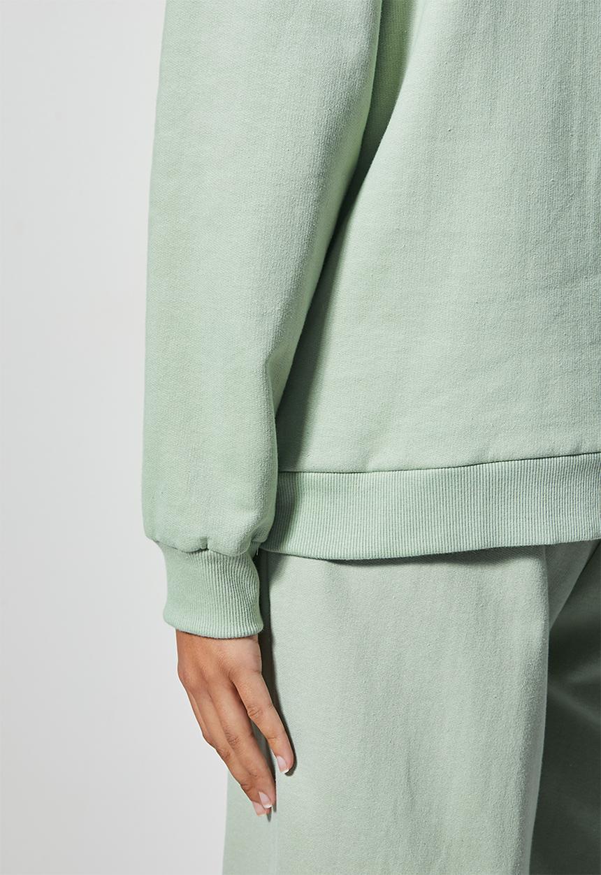 Superbalist - Funnel neck sweat - light sage