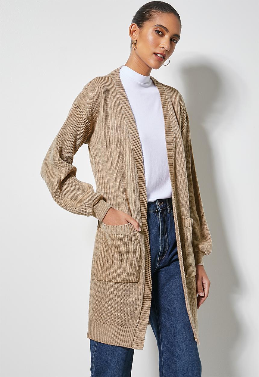 Superbalist - Blouson  sleeve cardigan - tonal melange
