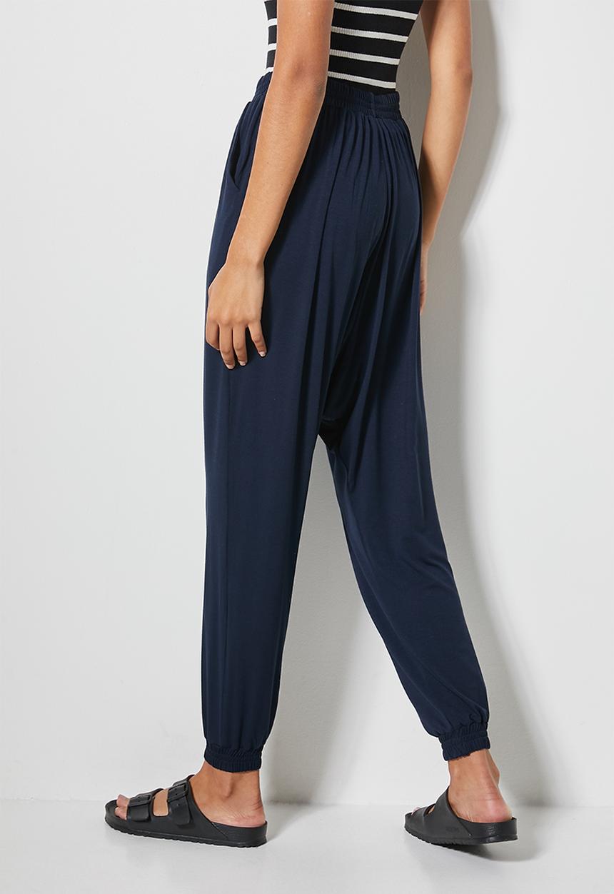 Superbalist - Drop crotch knit jogger - ink