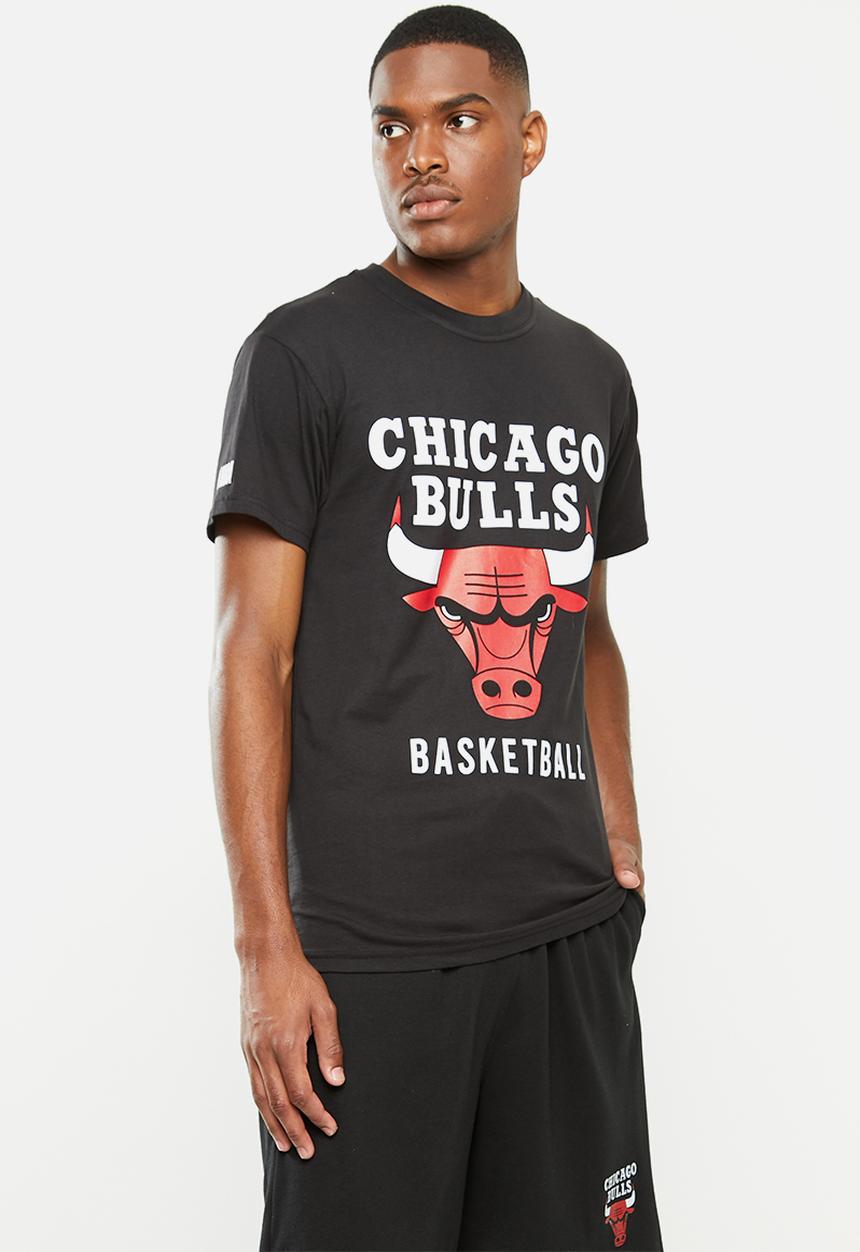 NBA - Icon bull straight hem printed T-shirt - black
