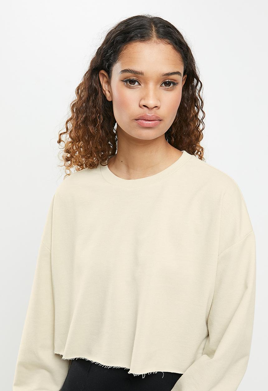Blake - Cropped sweater- crÈme brulee