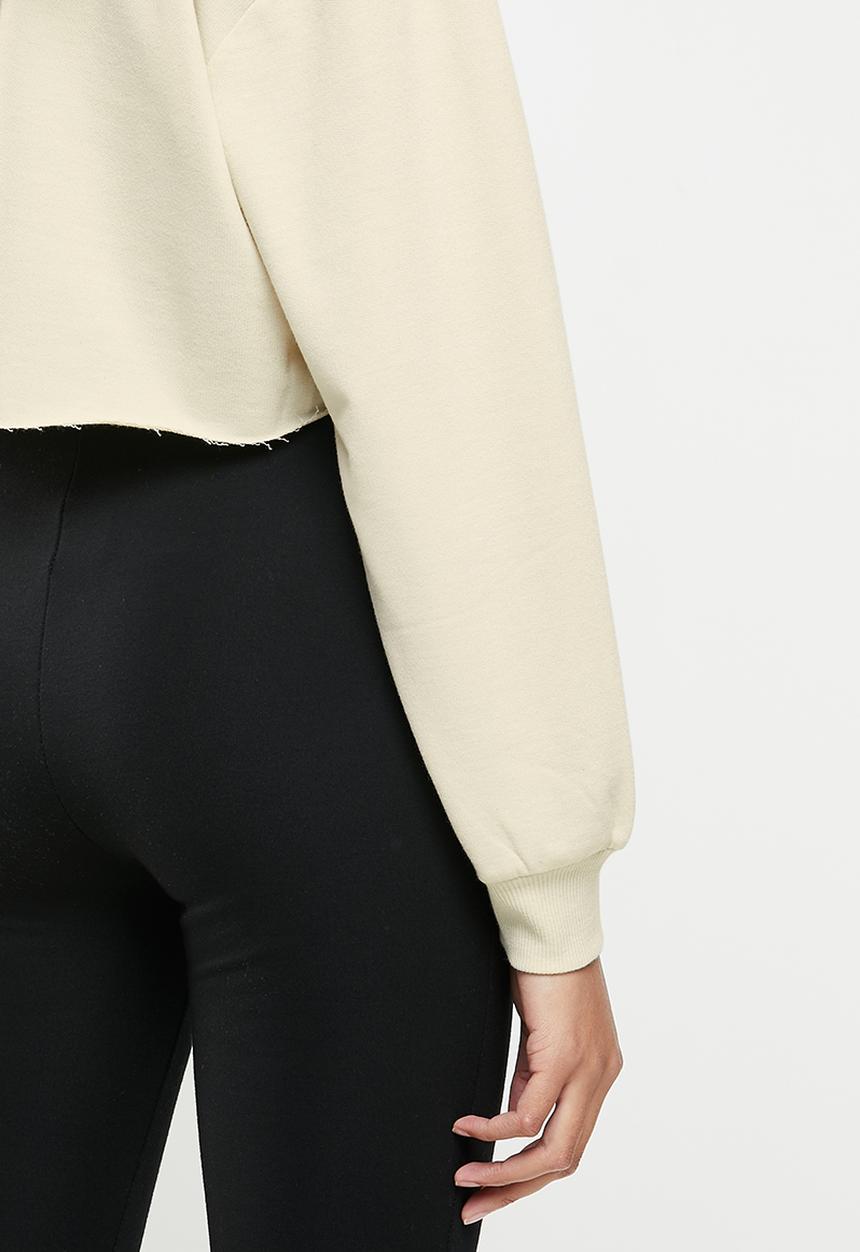Blake - Cropped sweater- crÈme brulee