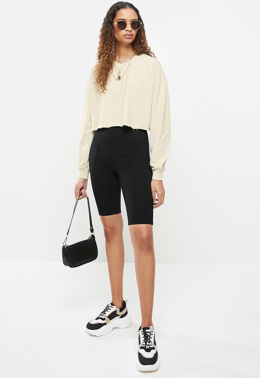 Blake - Cropped sweater- crÈme brulee