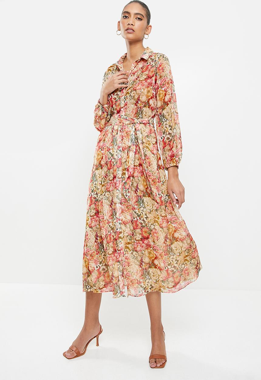 MANGO - Dress pinkie - multi