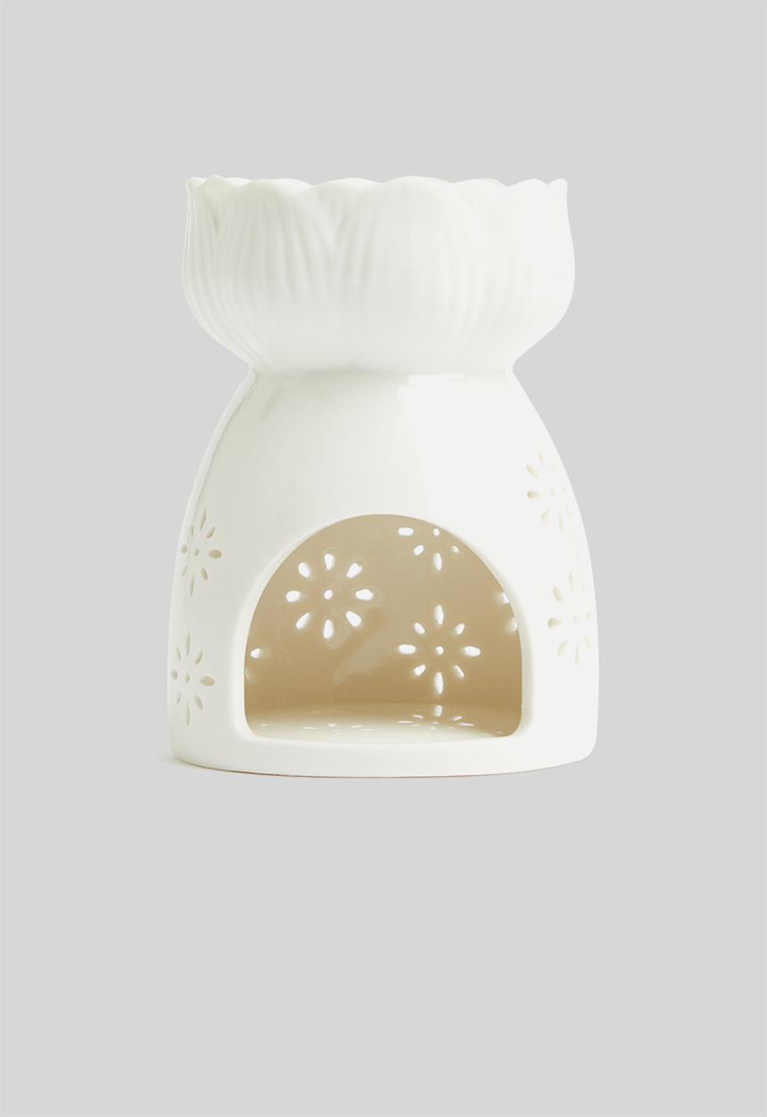 Amanda Jayne - Star ceramic oil burner - white