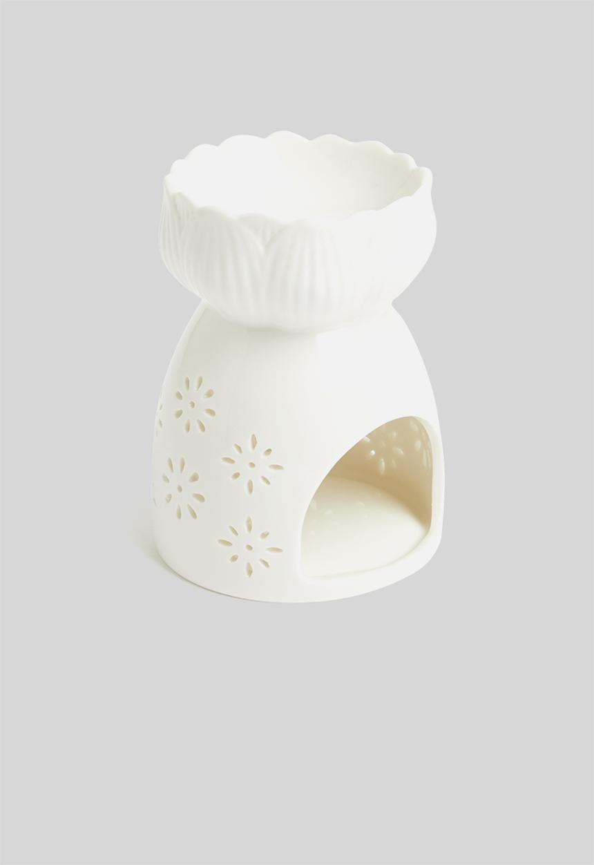 Amanda Jayne - Star ceramic oil burner - white