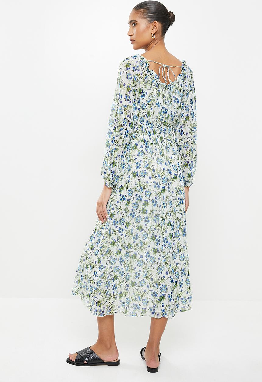 MANGO - Dress ocean - multi 